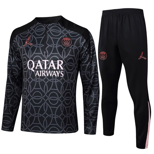 Sudadera De Training PSG 2024/25 Negro Gris